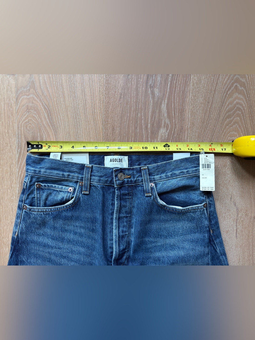 NWT AGOLDE Luna split jean 28 - Picture 4 of 5